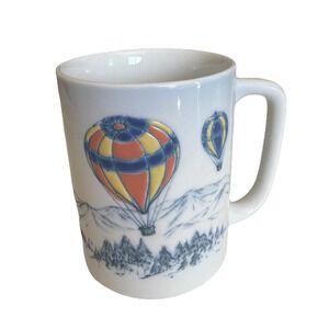 Otagiri Japan Hot Air Balloons Embossed Coffee Tea Mug Cup